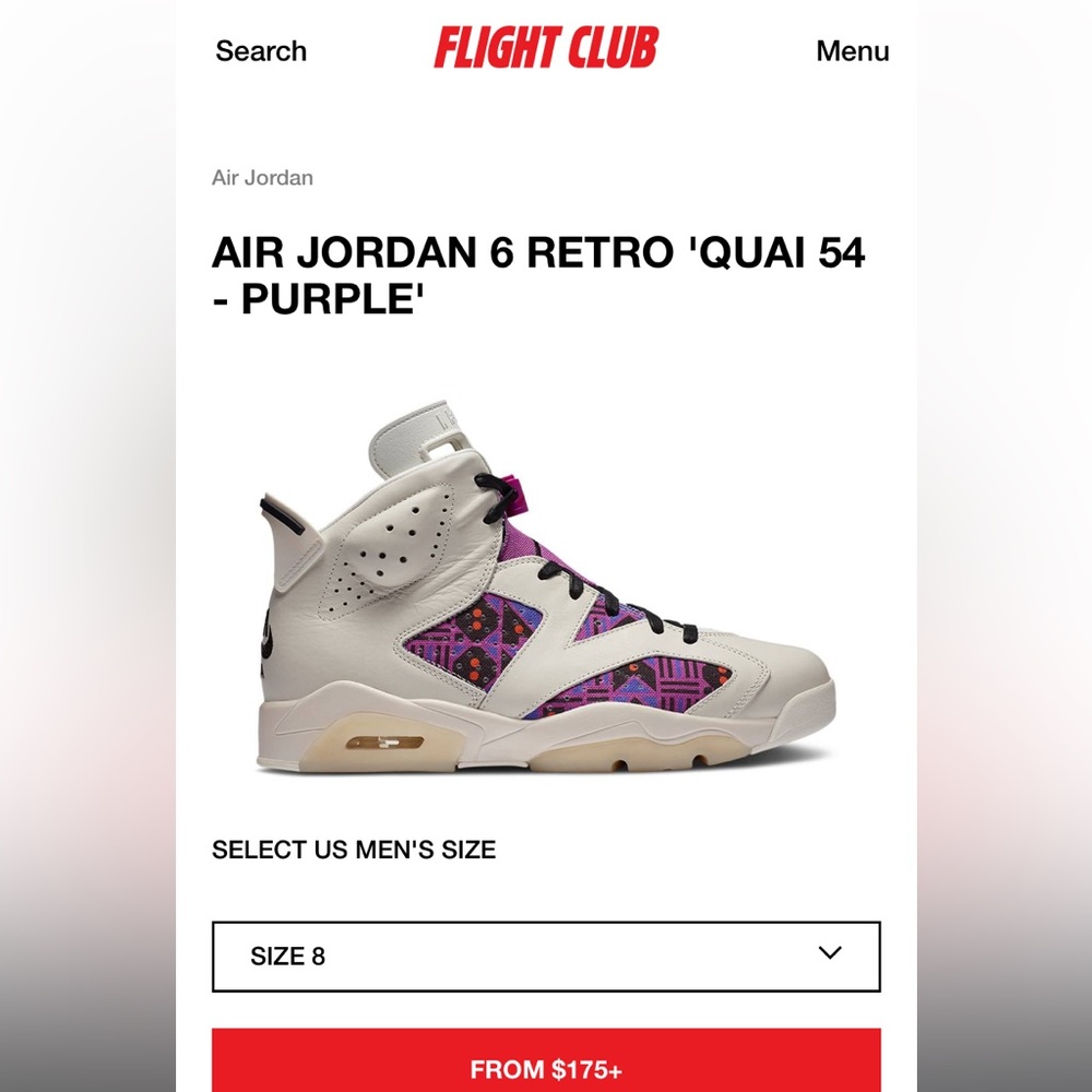 JORDAN 6 RETRO ‘Quai 54’